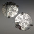 British vintage silver plate teapot stand pair