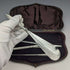 Circa 1892 British antique sterling silver handle accessory set in case