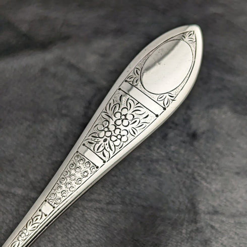 1899年 英国アンティーク シルバープレート製 クリスニングカトラリーセット ケース入