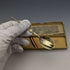 1936 British vintage sterling silver anointing spoon in paper box William Suckling