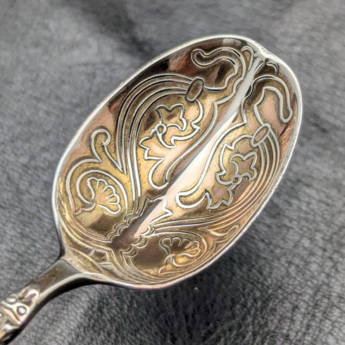 1936 British Vintage Pure Silver Annoting Spoon IS Greenberg