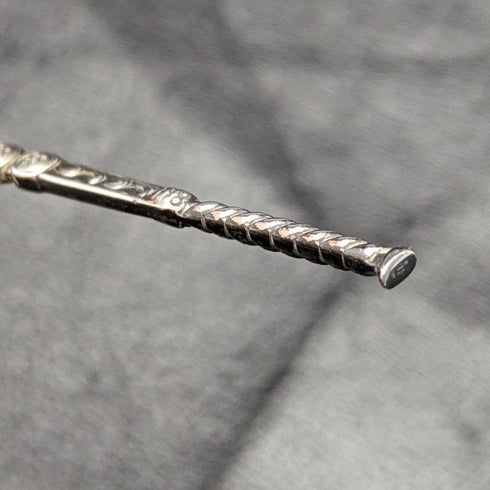 1936 British Vintage Pure Silver Annoting Spoon IS Greenberg