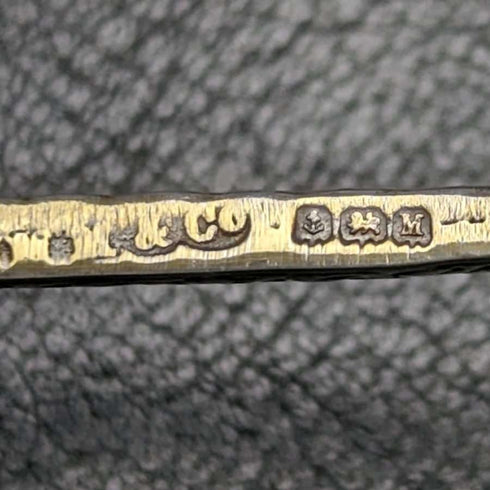 1936 British Vintage Pure Silver Annoting Spoon Mayes Mills