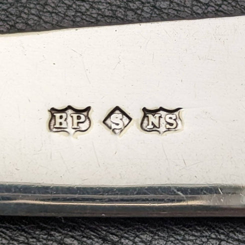 1930年頃 英国ヴィンテージ シルバープレート製 カトラリーセット 6x2