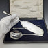 Around 1920 English antique silver plate serving cutlery 3-piece set in case