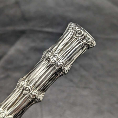Around 1900 British antique silver plate fish server set