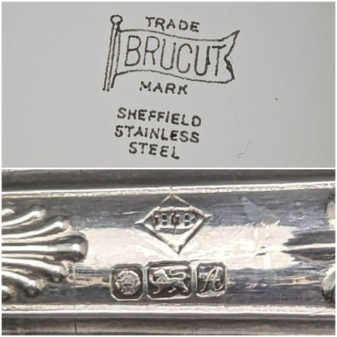 1975年 英国ヴィンテージ 純銀ハンドル 小型ケーキサーバ 箱入り