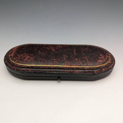 1894年 英国アンティーク 純銀製スプーン 細密彫刻 ケース入