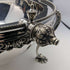 Around 1900 English antique silver plate breakfast dish MARTIN HALL