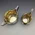 1897 British Antique Sterling Silver Sugar Pot & Cream Jug Total 183g