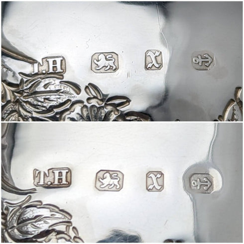 1897 British Antique Sterling Silver Sugar Pot & Cream Jug Total 183g