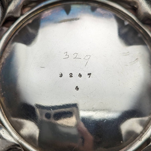 英国ヴィンテージ プレートピューター製 ティーポット3点セット