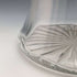 Barril para galletas de cristal tallado vintage británico con tapa plateada 917g