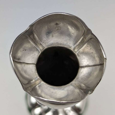 1905 British antique sterling silver vase vase pair 84g Henry Williams