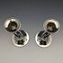 British vintage silver plate candle stand candlestick pair
