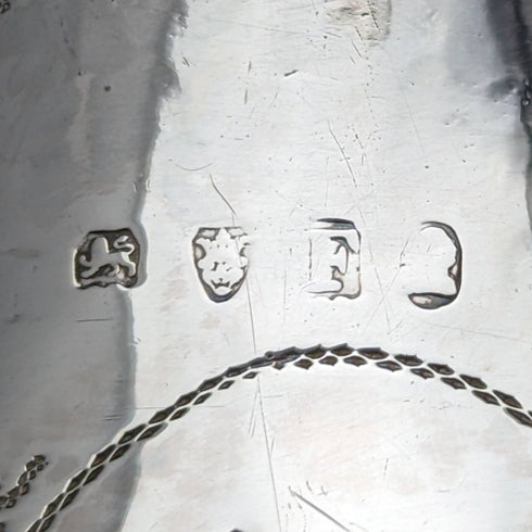 1801年 英国アンティーク ジョージアン 純銀製 クリームジャグ 97g