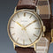 1981 British vintage working fine Garrard K9 solid gold case 3 hands mechanical men's watch