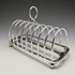 Around 1900 British Antique Silver Plate Large Toast Rack 438g