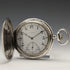 1920s antique Longines pocket watch silver side hunter works well