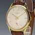 British vintage Benson men's wristwatch gold plated case 17 stones works well