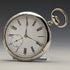 antique Ulysse Nardin pocket watch silver side soldier engraving case works well