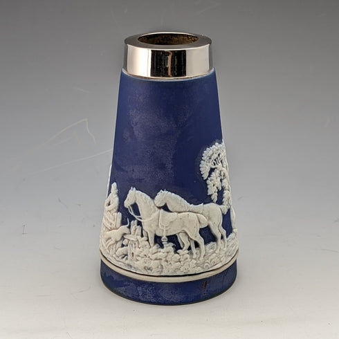 英國復古 Jasperware 花瓶/花瓶 William Adams