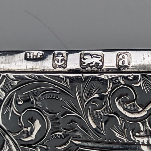 1900 年英國古董純銀名片夾 79 克 Henry Pope