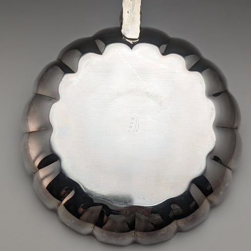 英國復古鍍銀松鼠裝飾糖果盤 297 克