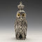 Vintage Sterling Silver Owl Shape Portable Perfume Bottle