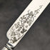 1858 British antique sterling silver blade cutlery set 6x2 in mahogany case