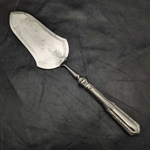 Early 20th Century German Antique Serving Cutlery 800 Silver Handle