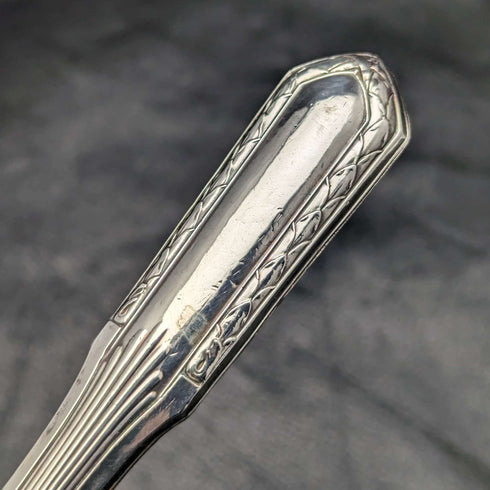 Early 20th Century German Antique Serving Cutlery 800 Silver Handle