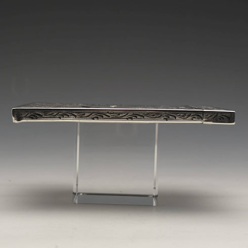 1830 英國古董純銀名片夾 Edinburgh JR