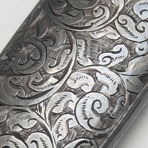 1900年 英国アンティーク 純銀シャトレーン ケース George Unite