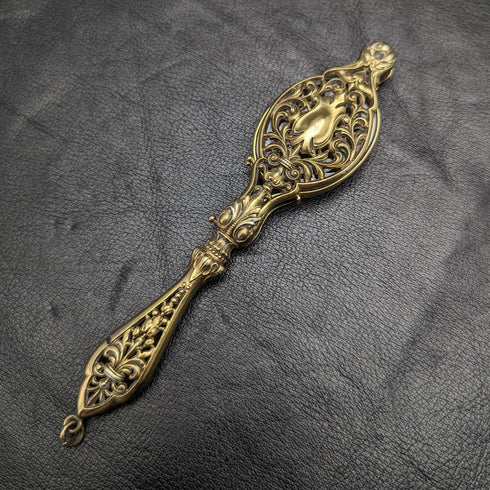 米国アンティーク 純銀ゴールドメッキ 携帯用折りたたみ式眼鏡 ロニエット