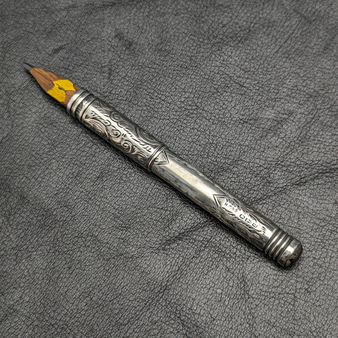 1894 年英國古董純銀筆筒亨利格里菲斯