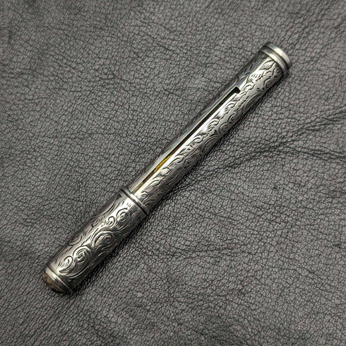 1894 British Antique Sterling Silver Pencil Holder Henry Griffith
