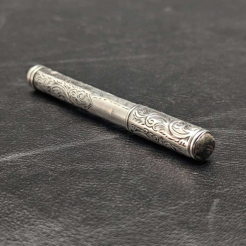 1894 British Antique Sterling Silver Pencil Holder Henry Griffith