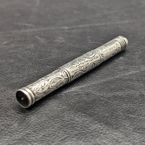 1894 年英國古董純銀筆筒亨利格里菲斯