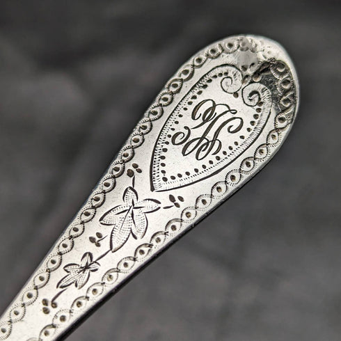 1870年頃 英国アンティーク 純銀製クリスニングカトラリーセット BOX入り MAPPIN BROTHERS