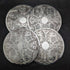 British Vintage Silver Plated Table Mat Set of 4 Paper Boxed