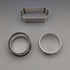 Early 1900s British Antique Sterling Silver Napkin Rings 3 Assorted