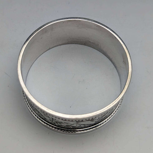 Early 1900s British Antique Sterling Silver Napkin Rings 3 Assorted