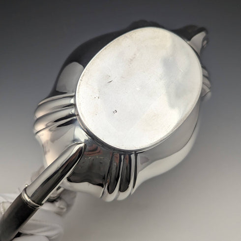 1914年 英国アンティーク 純銀製ティーポット 390g RF Mosley