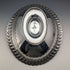 1902 British antique silver plate large basket Walker and Hall
