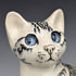 【新品】英国ウィンスタンレイ ケンジントンキャット 青目サバトラ 陶器製フィギュリン(サイズ2)