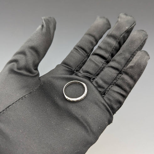 vintage accessory sterling silver eternity ring