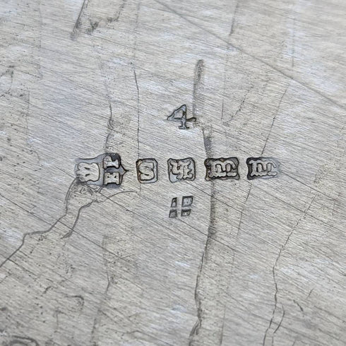 1870年代 英国アンティーク シルバープレート製 ドラム型ティーポット 669g