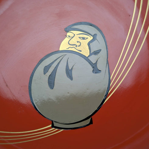 日本アンティーク 昭和初期 だるま柄 仲付 小鉢 5枚セット