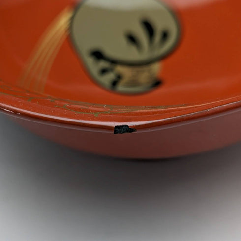 日本アンティーク 昭和初期 だるま柄 仲付 小鉢 5枚セット